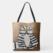 249 - Kat van Botero - Canvas tas (Achterkant)