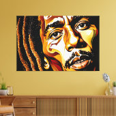 24_00, Gezicht, Abstract, Grote Galerij Wrap, Canvas Afdruk (Insitu (Woonkamer))