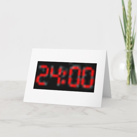 24:00 - Groeten Kaart (Voorkant)