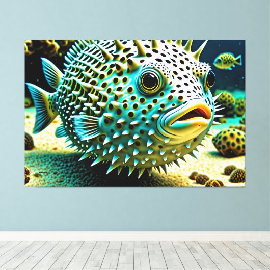 24_026, kogelvis, canvas afdruk (Insitu (Houten vloer))