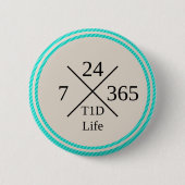 24-07-365 T1D Life-Button Ronde Button 5,7 Cm (Voorkant)