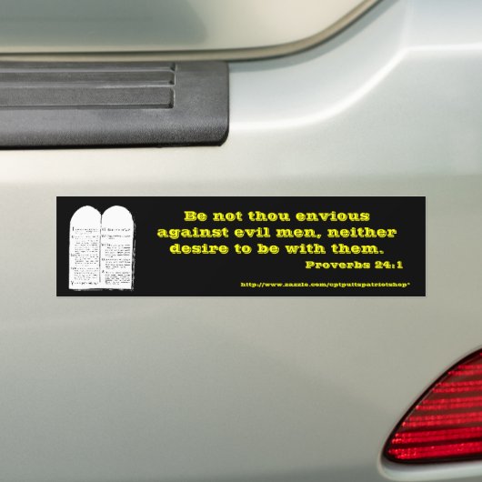 24:1 BUMPERSTICKER (Op auto)