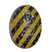 [24.1] Houd kalm of Honey Badger... Dartbord (Voorkant Links)