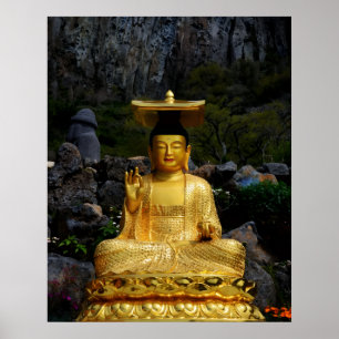 24×30 Gouden Boeddha Jeju-do Korea Foto Print