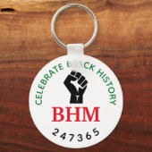 24 7 365 monogram gevierd zwart sleutelhanger (Voorkant)