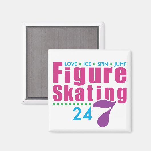 24/7 Afbeelding Skating Magneet (Voorkant / Achterkant)