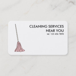 24/7 schoonmaakservice visitekaartje