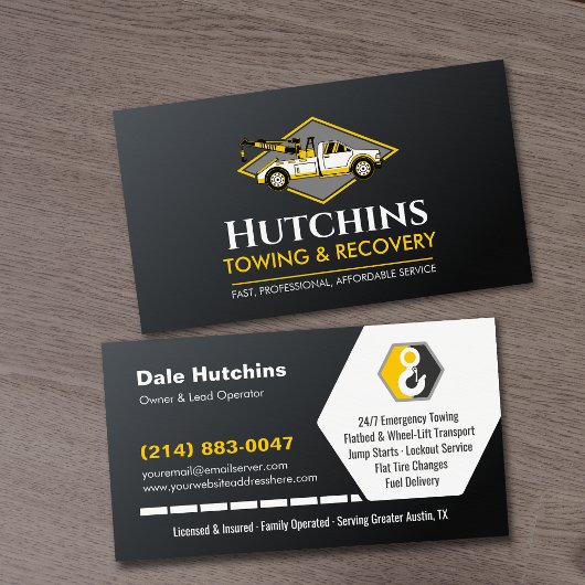 24/7 Sleeperservice Weghulp Visitekaartje