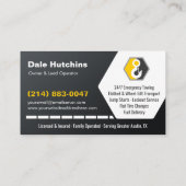 24/7 Sleeperservice Weghulp Visitekaartje (Achterkant)