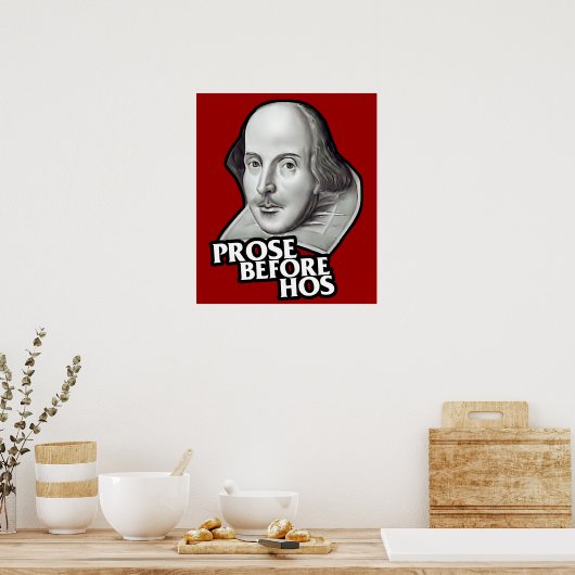 24,95 dollar Hilarious Prose For Hos Poster (Keuken)