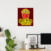 $24.95 één ring om hen al Poster te regeren (Thuiskantoor)