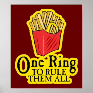 $24.95 één ring om hen al Poster te regeren