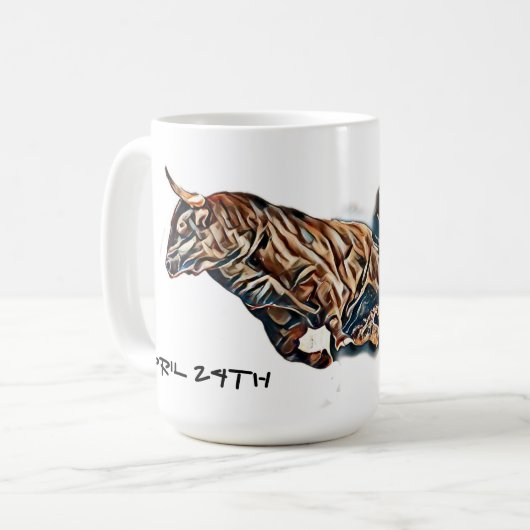 24 april koffiemok (Voorkant links)