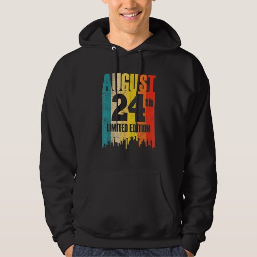 24 augustus Beperkte maand van de Uitgave 8 24e da Hoodie (Voorkant)