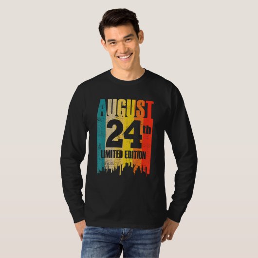 24 augustus Beperkte maand van de Uitgave 8 24e da T-shirt (Voorkant volledig)