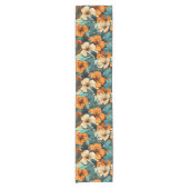 #24 Bloemen patroon Korte Tafelloper (Voorkant)