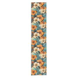 #24 Bloemen patroon Korte Tafelloper