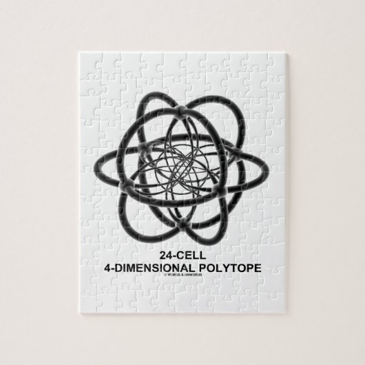 24-cel 4-dimensionale polytoop (geometrie) legpuzzel (Verticaal)