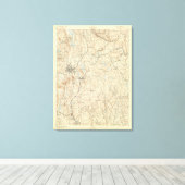 24 Danbury sheet Canvas Afdruk (Insitu (Houten vloer))