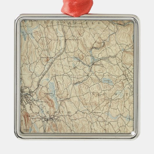 24 Danbury sheet Metalen Ornament (Voorkant)