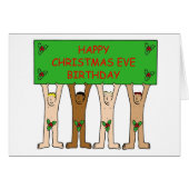 24 december Cartoon Mannen (Voorkant Horizontaal)