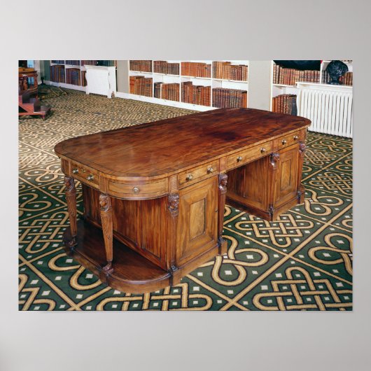 24:Desk van Thomas Chippendale Jr, 1805 Poster (Voorkant)