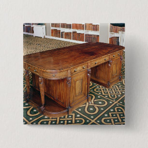 24:Desk van Thomas Chippendale Jr, 1805 Vierkante Button 5,1 Cm