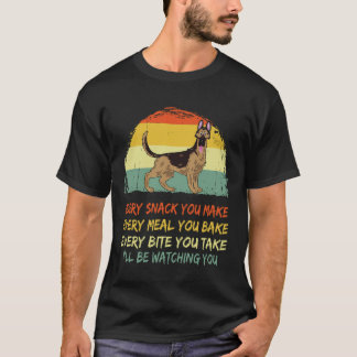 24 Elke snack die je maakt... Ik zal je in de gate T-shirt