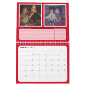 24 Foto collage - 2 per maand - Dates Notes Goals Kalender (Feb 2027)