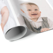 24-Foto Collage Kerstvakantie Cadeaupapier (Rol Hoek)