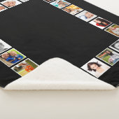 24 Foto DIY Collage, speciaal aangepast Sherpa Deken (3/4)