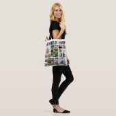 24 Fotocollage op maat Gepersonaliseerd Tote Bag (Op model)