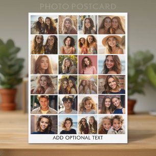 24 Fotosamenstelling - Aangepaste tekst - Zwart en Briefkaart