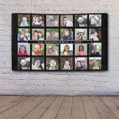 24 Fotosjabloon Collage met aangepaste tekst Spandoek