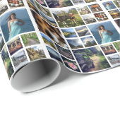 24 Fun-foto's in Collage Persoonlijk Cadeaupapier (Rol Hoek)