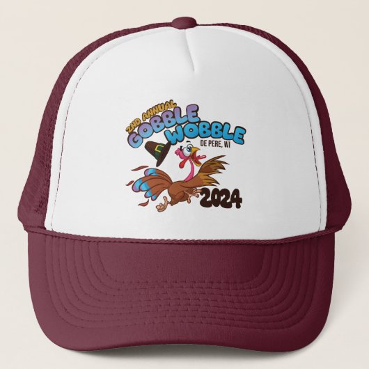 24 Gobble Wobble Trucker Hat Trucker Pet (Voorkant)
