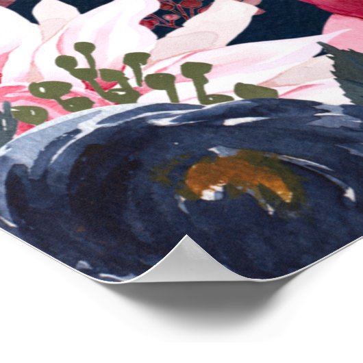 24 Grafiek voor tabelzitplaatsen met namen, PHOTO  Poster (Hoek)