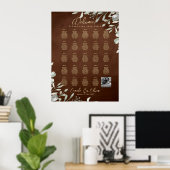 24 Grafiek voor tabelzitplaatsen met namen, PHOTO  Poster (Thuiskantoor)