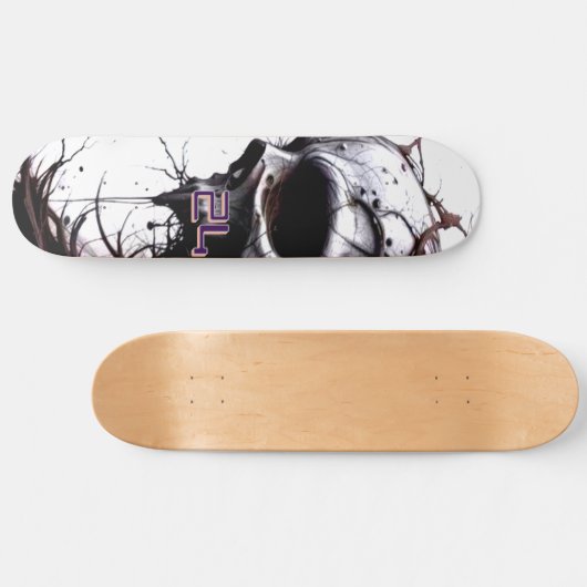 24 Hard Lines | Deathmask Deck – The Rebuild Begin Persoonlijk Skateboard (Horizontaal)