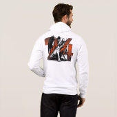 24 Hard Lines Grafisch T-shirt — Fallen Demon (Achterkant volledig)