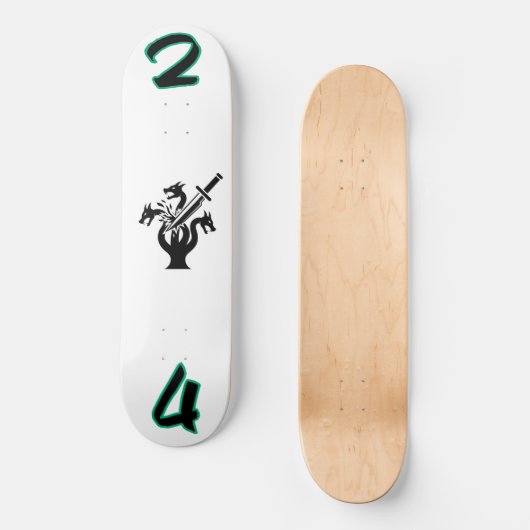 “24 Hard Lines” Hydra Deck – Conquer the Chaos Edi Persoonlijk Skateboard (Voorkant)