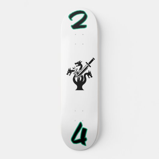 “24 Hard Lines” Hydra Deck – Conquer the Chaos Edi Persoonlijk Skateboard (Voorkant)