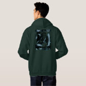 “24 Hard Lines” Signature Hoodie – Dark Forest Edi (Achterkant volledig)