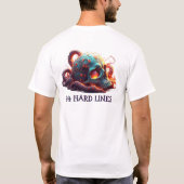 24 Harde Lijnen Minimal T-shirt – Symbool van Disc (Achterkant)