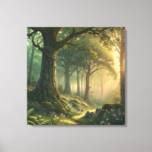 24 Inch Square Custom Canvas Photo Wall Art (Voorkant)