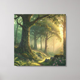 24 inch vierkant op maat gemaakte canvas fotowandk afdruk