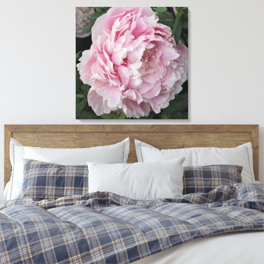 24-inch x24-inch roze pony canvas afdruk (Insitu (Slaapkamer))