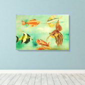 24-inch x 16-inch acquario canvas afdruk (Insitu (Houten vloer))