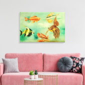 24-inch x 16-inch acquario canvas afdruk (Insitu (Woonkamer))