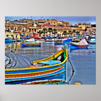 24-inch x 18-inch Poster (halfgloss) De wereld is 